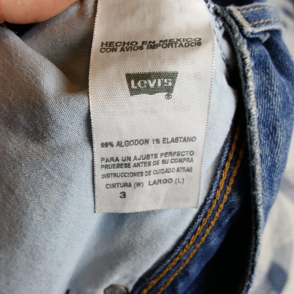 Vintage Levis sz3 jeans bootcut Med wash - Picture 2 of 8